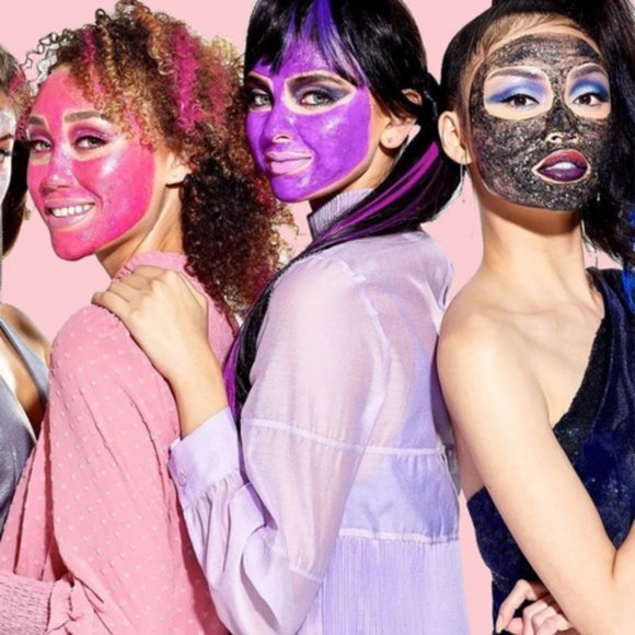 🆕 NWOB 💜 GLAMGLOW GravityMud Purple Glitter Mask - Picture 5 of 7